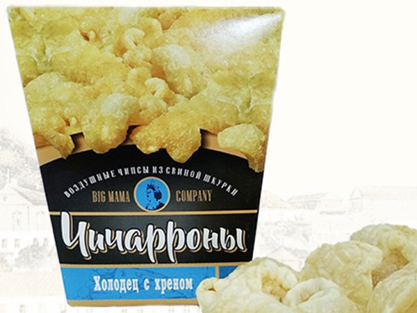 Чичарроны со вкусом холодца и хрена в Ульяновске
