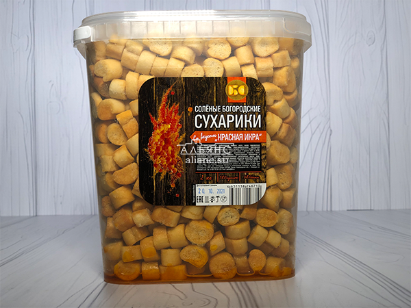 Сухарики с красной икрой в Ульяновске