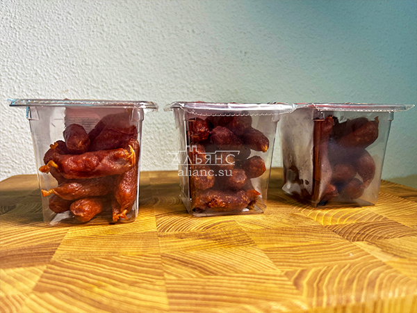 Колбаски МИНИ со вкусом аджики с/к (100 гр) в Ульяновске