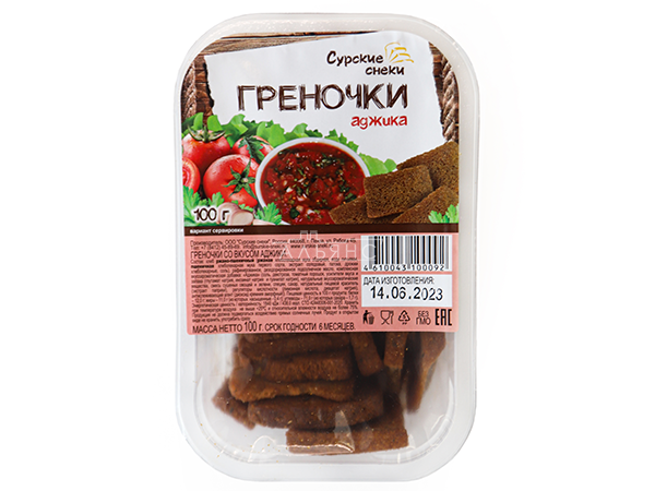 Сурские гренки с Аджикой (100 гр) в Ульяновске