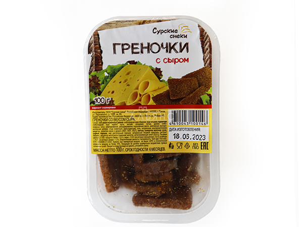 Сурские гренки со вкусом Сыра (100 гр) в Ульяновске