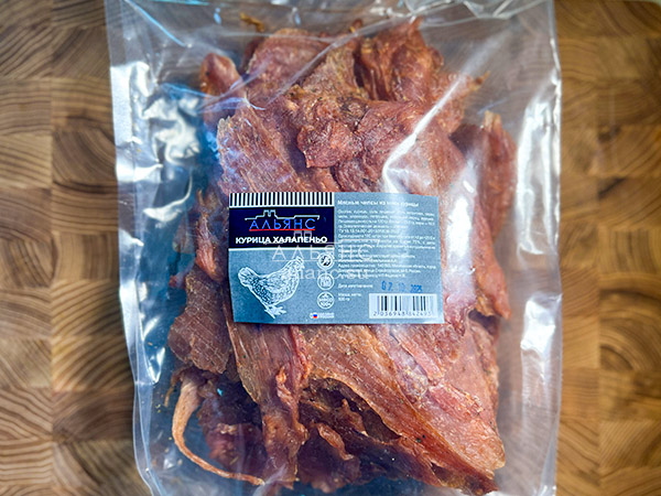 Мясо (АЛЬЯНС) вяленое курица 500гр "С халапеньо" в Ульяновске