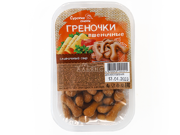 Сурские (ПШЕНИЧНЫЕ) Сливочный сыр (100 гр) в Ульяновске