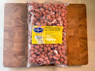 Арахис в глазури: Арахис в глазури со вкусом буженина с чесноком