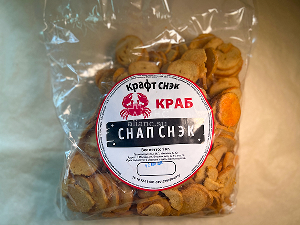 Снапсы ПШЕНИЧНЫЕ "Краб" в Ульяновске