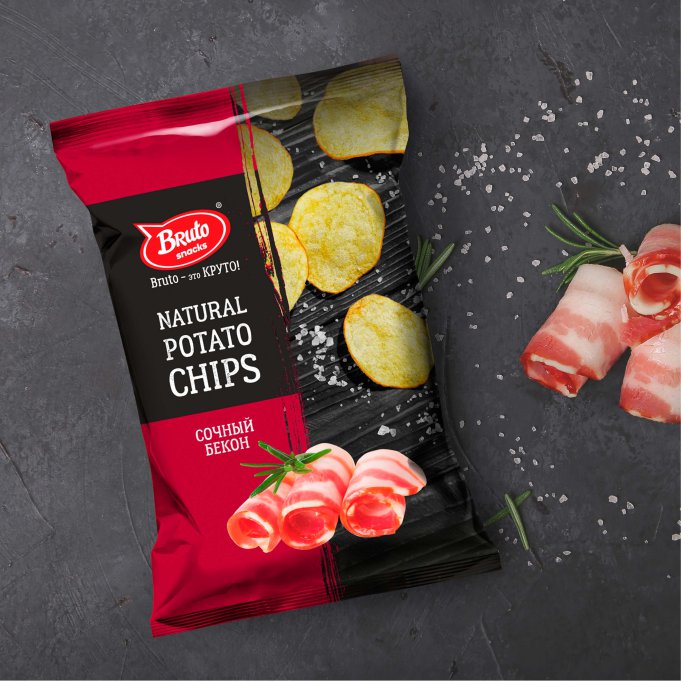 Картофель «Бруто» со вкусом бекона 130 гр. в Ульяновске