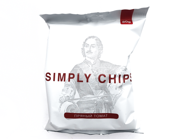 Картофельные чипсы "Simple chips" Пряный томат 80 гр. в Ульяновске